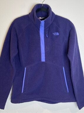 The North Face Sheepeater Fleece Snap Collar Pullover Sweater Medium Gorpcore